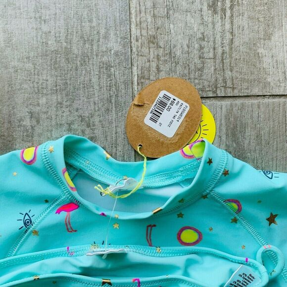 $66 EGG by SUSAN LAZAR Kaitlyn Two-Piece Swim Bathing Suit NEW SPF 50+Guard 2T - Picture 3 of 4